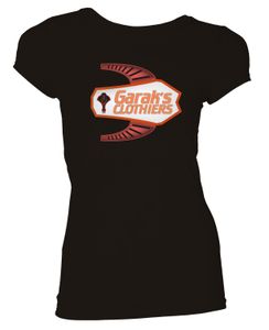 [Star Trek: Deep Space Nine: Women's Fit T-Shirt: Garak's Clothiers (Black) (Product Image)]