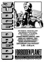 [2000AD The 1983 Judge Dredd Annual signing (Product Image)]