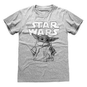 [Star Wars: The Mandalorian: T-Shirt: The Child Sketch (Baby Yoda) (Product Image)]