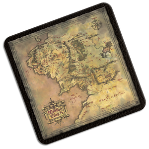 [The Lord Of The Rings: Coaster: Middle-Earth Map (Product Image)]
