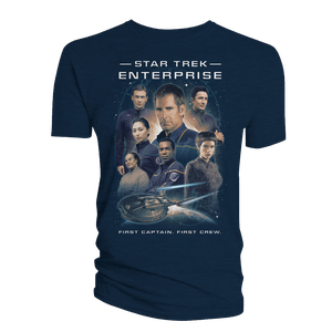 [Star Trek: Enterprise: The 55 Collection: T-Shirt: The First Crew (Product Image)]