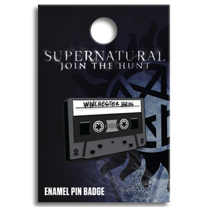 [Supernatural: Enamel Pin Badge: Winchester Bros Tape (Product Image)]