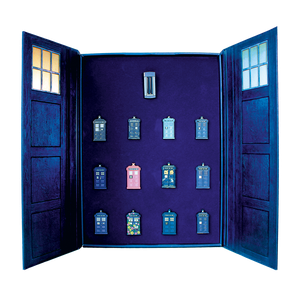 [Doctor Who: Enamel Pin Badge Set: 13 TARDIS Box Set (SDCC 2023 Exclusive) (Product Image)]