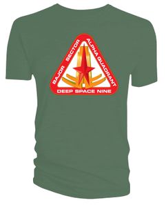 [Star Trek: Deep Space Nine: T-Shirt: Bajor Sector (Green) (Product Image)]