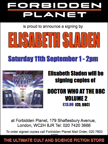 Elisabeth Sladen Signing Doctor Who at the BBC Vol 2