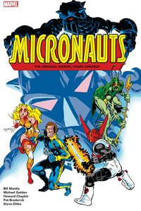 [Micronauts: The Original Marvel Years: Omnibus: Volume 1: Cockrum (Golden DM Variant Hardcover) (Product Image)]