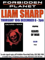 [Liam Sharp Signing Gears of War (Product Image)]