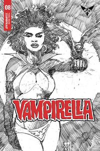[Vampirella #8 (Cowan B&W Variant) (Product Image)]