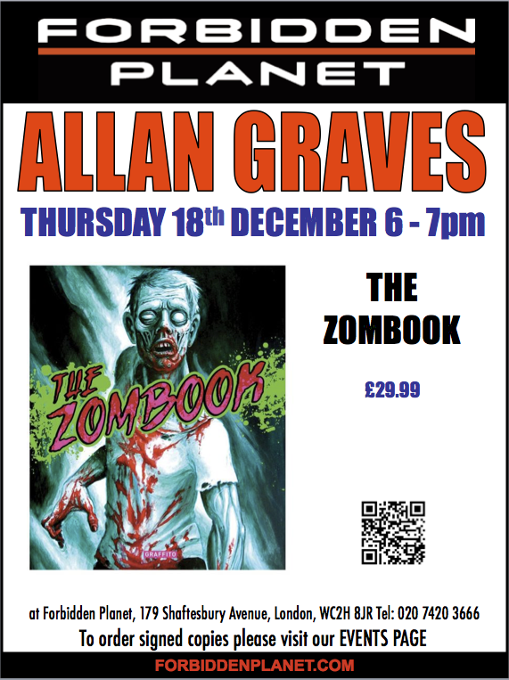 Allan Graves Signing The Zombook