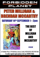 [Peter Milligan and Brendan McCarthy Signing The Best of Milligan and McCarthy (Product Image)]