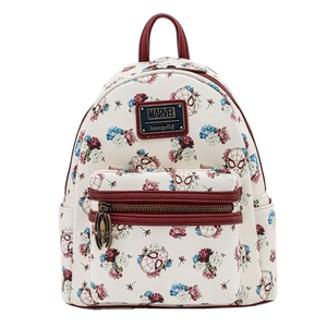 [Marvel: Loungefly Mini Backpack: Spider-Man (Floral) (Product Image)]