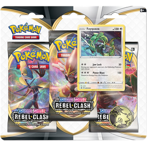 [Pokemon: Sword & Shield 2 Booster: Rebel Clash (3 Pack) (Product Image)]