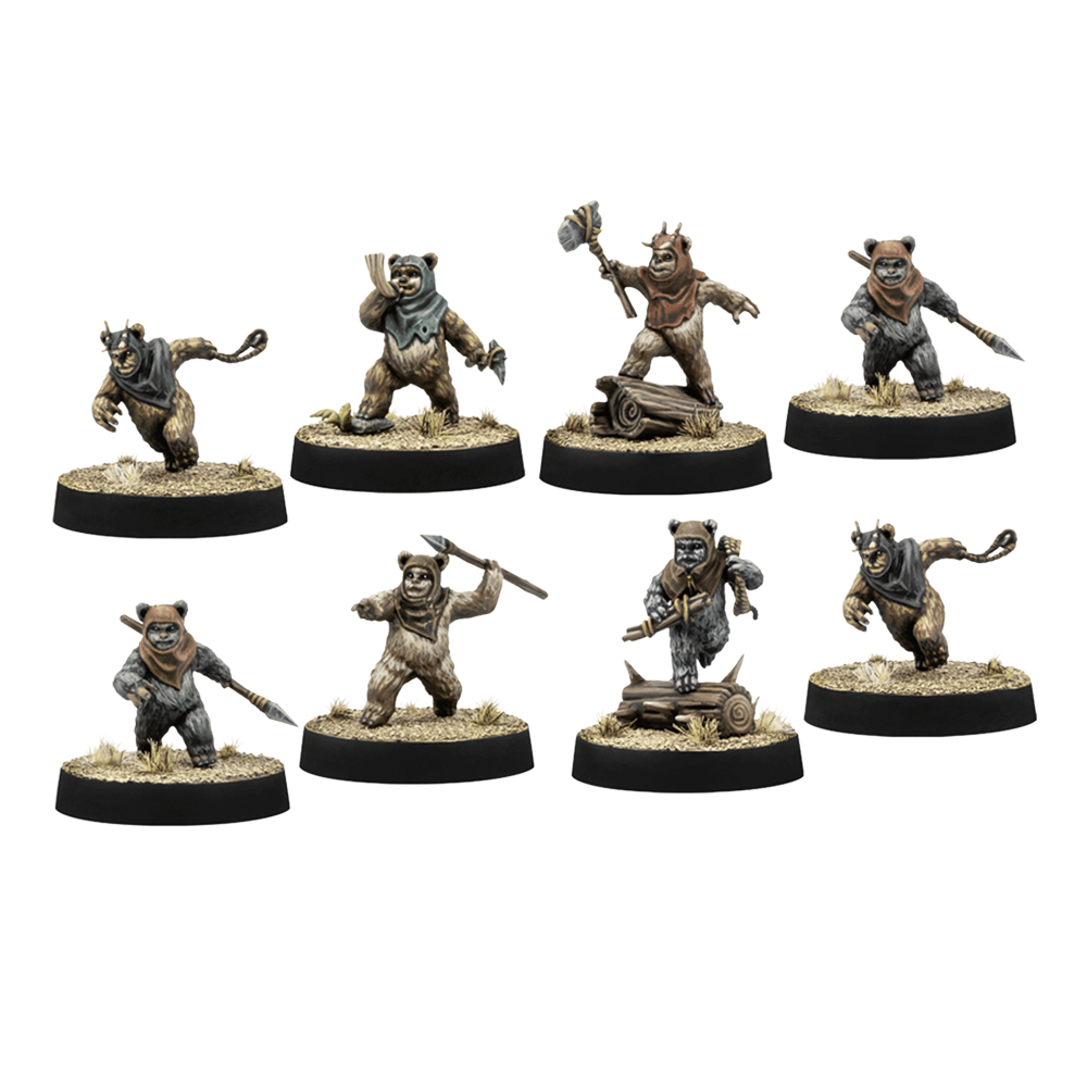 Atomic Mass Games Star Wars Legion Ewok Warriors Expansion | Two Player  Battle Game | Miniatures Game | Strategy Game for Adults and Teens | Ages  14+