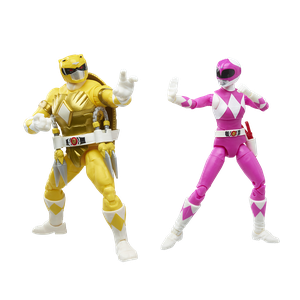 [Power Rangers X Teenage Mutant Ninja Turtles: Lightning Collection Action Figure 2-Pack: Michelangelo & April O’Neil (Product Image)]