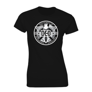 [Supergirl: Women's Fit T-Shirt: D.E.O. Logo (Product Image)]