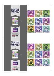 [Doctor Who: 4th Doctor: Psychedelic Greetings Card (Product Image)]