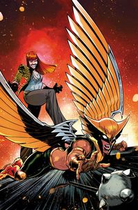 [The cover for Hawkgirl #5 (Cover A Amancay Nahuelpan)]