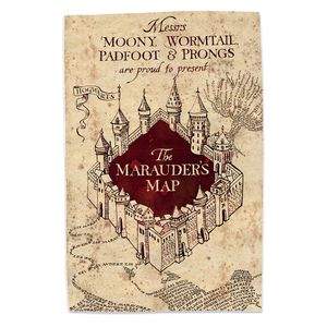 [Harry Potter: Tea Towel: Marauder's Map (Product Image)]