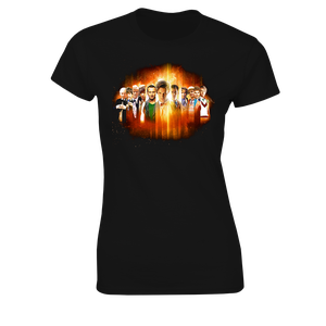 [Doctor Who: Women's Fit T-Shirt: 2013 Regenerations Montage (Product Image)]