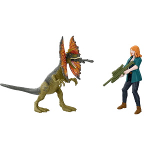 [Jurassic World: Action Figures: Claire & Dilophosaurus (Product Image)]