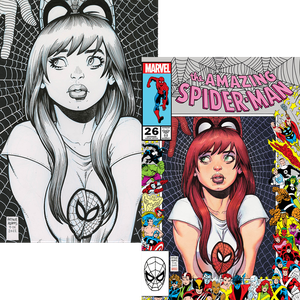 [Amazing Spider-Man #26 (Exclusive Art Adams MJ 'Marvel Frame' Variant Set) (Product Image)]