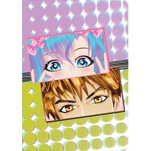 [Manga Eyes Dotted Paperback Journal (Product Image)]