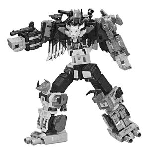 [Transformers: Generations: Power Of The Primes Action Figure: Titan Predaking (Product Image)]