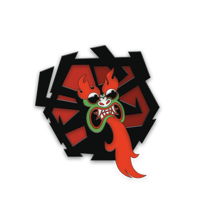 [Samurai Jack: Enamel Pin Badge: Aku (Product Image)]
