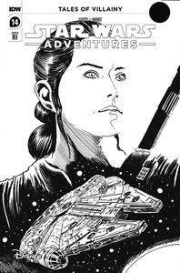 [Star Wars Adventures (2021) #14 (Cover C Francavila Black & White Variant) (Product Image)]
