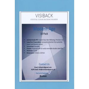 [Visiback: Plastic Backing Boards: Pack Of 10 (Product Image)]