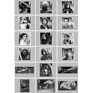 [Star Wars: Stamps: Postcards Set (Product Image)]