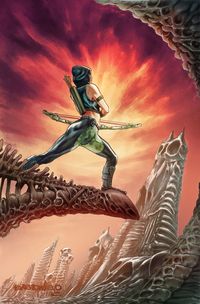 [The cover for Robyn Hood: Spawn Of Nyarlathotep (Cover A Barrionuevo)]
