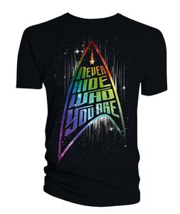 [Star Trek: Discovery: T-Shirt: Never Hide Who You Are (Product Image)]