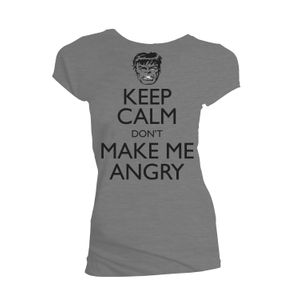 [Marvel: T-Shirts: Keep Calm Don't Make Me Angry (Skinny Fit) (Product Image)]