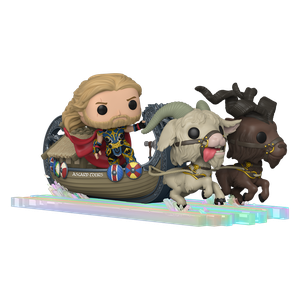 [Marvel: Thor: Love & Thunder: Pop! Rides Vinyl Figure: Goat Boat With Thor, Toothgnasher & Toothgrinder (Product Image)]