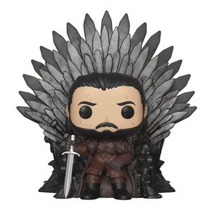 [Game Of Thrones: Pop! Vinyl Deluxe Figure: Jon Snow Sitting On Iron Throne (Product Image)]