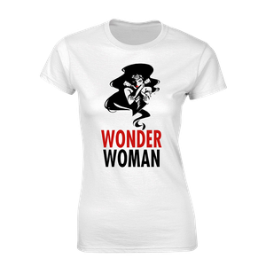 [Justice League: Women's Fit T-Shirt: Stylised Wonder Woman (Product Image)]