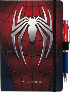 [Marvel: A5 Premium Notebook & Projector Pen: Spider-Man (Product Image)]