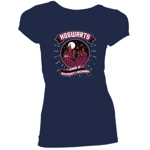 [Harry Potter: Women's Fit T-Shirt: Moonrise At Hogwarts  (Product Image)]