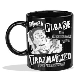 [Rick & Morty: Mug: Traumatised For Breakfast (Product Image)]
