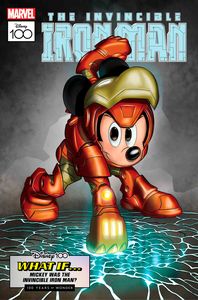 [Amazing Spider-Man #27 (Sciarrone Disney100 Invincible Iron Man Variant) (Product Image)]