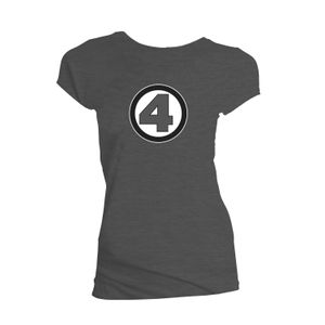 [Marvel: T-Shirt: Fantastic Four Logo (Skinny Fit) (Product Image)]