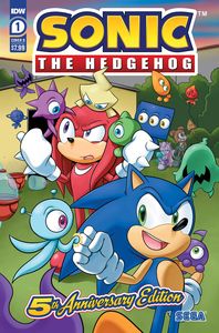 [Sonic The Hedgehog #1 (5th Anniversary Edition Cover D Hernandez) (Product Image)]