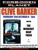[Clive Barker Signing The Midnight Meat Train (Product Image)]