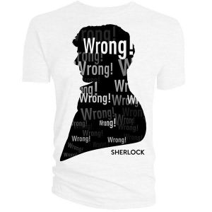 [Sherlock: T-Shirt: Wrong (Product Image)]