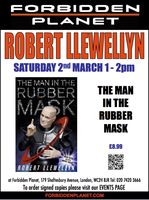 [Robert Llewellyn Signing The Man in the Rubber Mask (Product Image)]