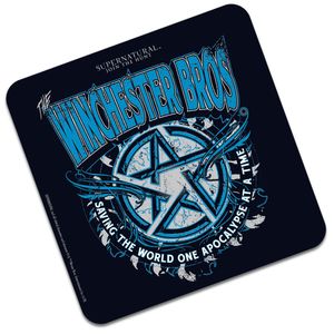 [Supernatural: Coaster: Winchester Bros Pentagram (Product Image)]