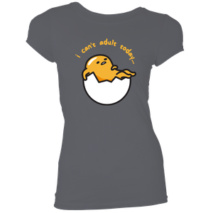 [Gudetama: Women's Fit T-Shirt: I Can't Adult Today (Product Image)]