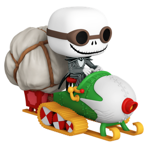 [The Nightmare Before Christmas: Pop! Ride Vinyl Figure: Jack With Goggles & Snowmobile (Product Image)]