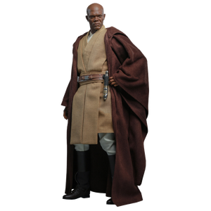 [Star Wars: Attack Of The Clones (20th Anniversary): Hot Toys 1:6 Scale Action Figure: Mace Windu (Product Image)]